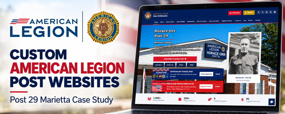 Custom American Legion Post Website: A Case Study